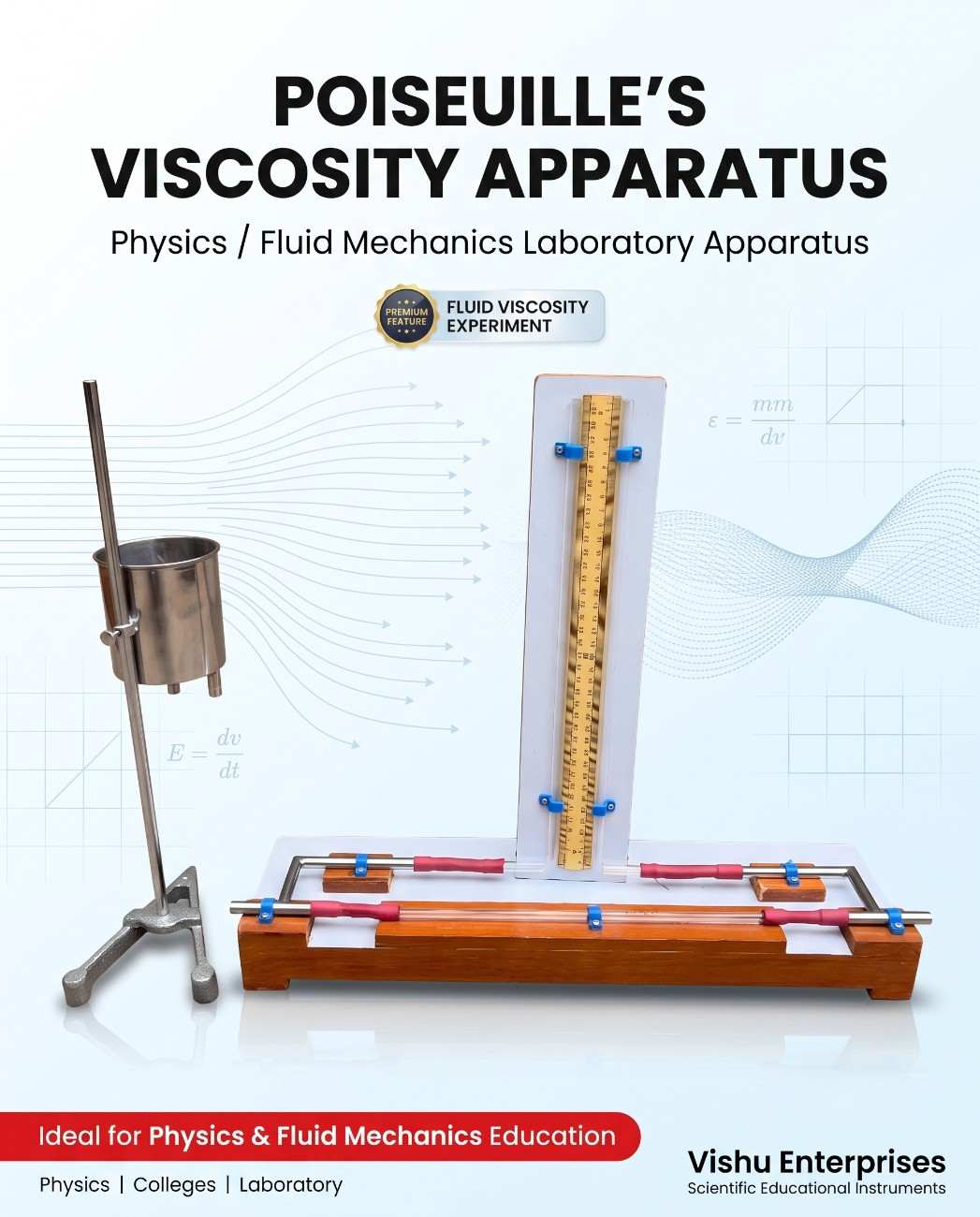 Poiseuilles Viscosity Apparatus