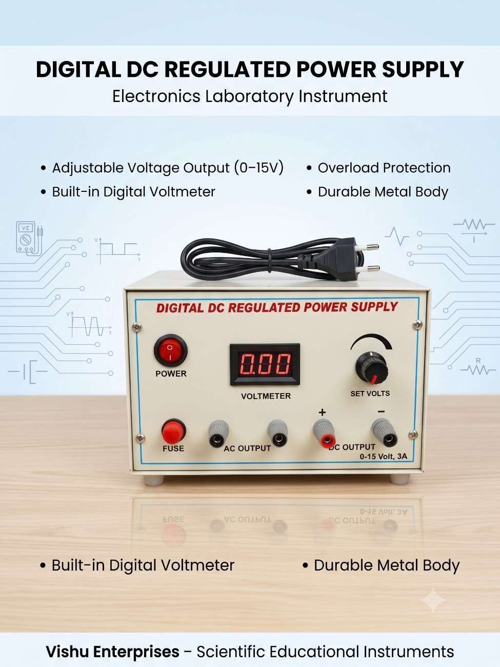 Digital DC Regulated Power Supply